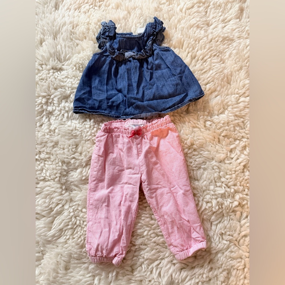 Carter's Blue and Pink Kids Matching Set